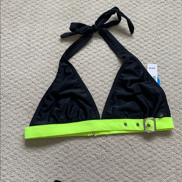 NEW La Vie En Rose 3 piece swimsuit black/green - Picture 2 of 12